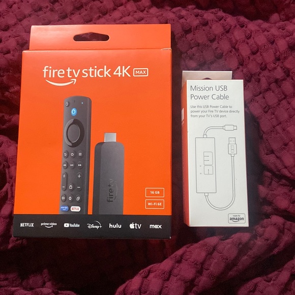 Amazon Media Brand New Unopened Fire Tv Stick 4k Max Mission Usb